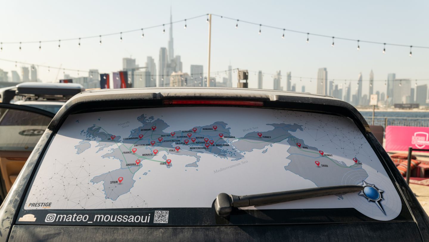 Cayenne V6, Mateo Moussaoui, Icons of Porsche, Dubai, 2025, Porsche Middle East