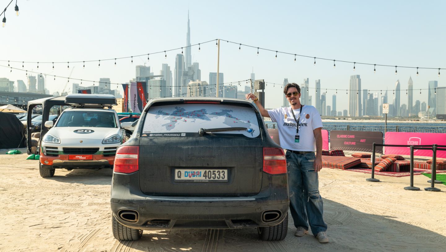 Cayenne V6, Mateo Moussaoui, Icons of Porsche, Dubai, 2025, Porsche Middle East