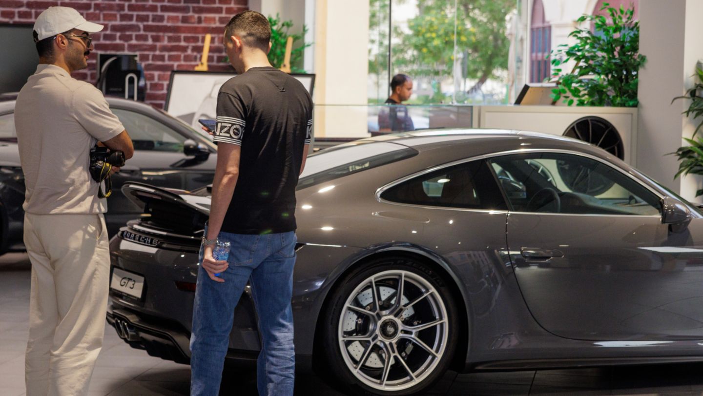 911 GT3 with Touring package, Klassics & Karak, Porsche Centre Doha, Qatar, 2025, Porsche Middle East