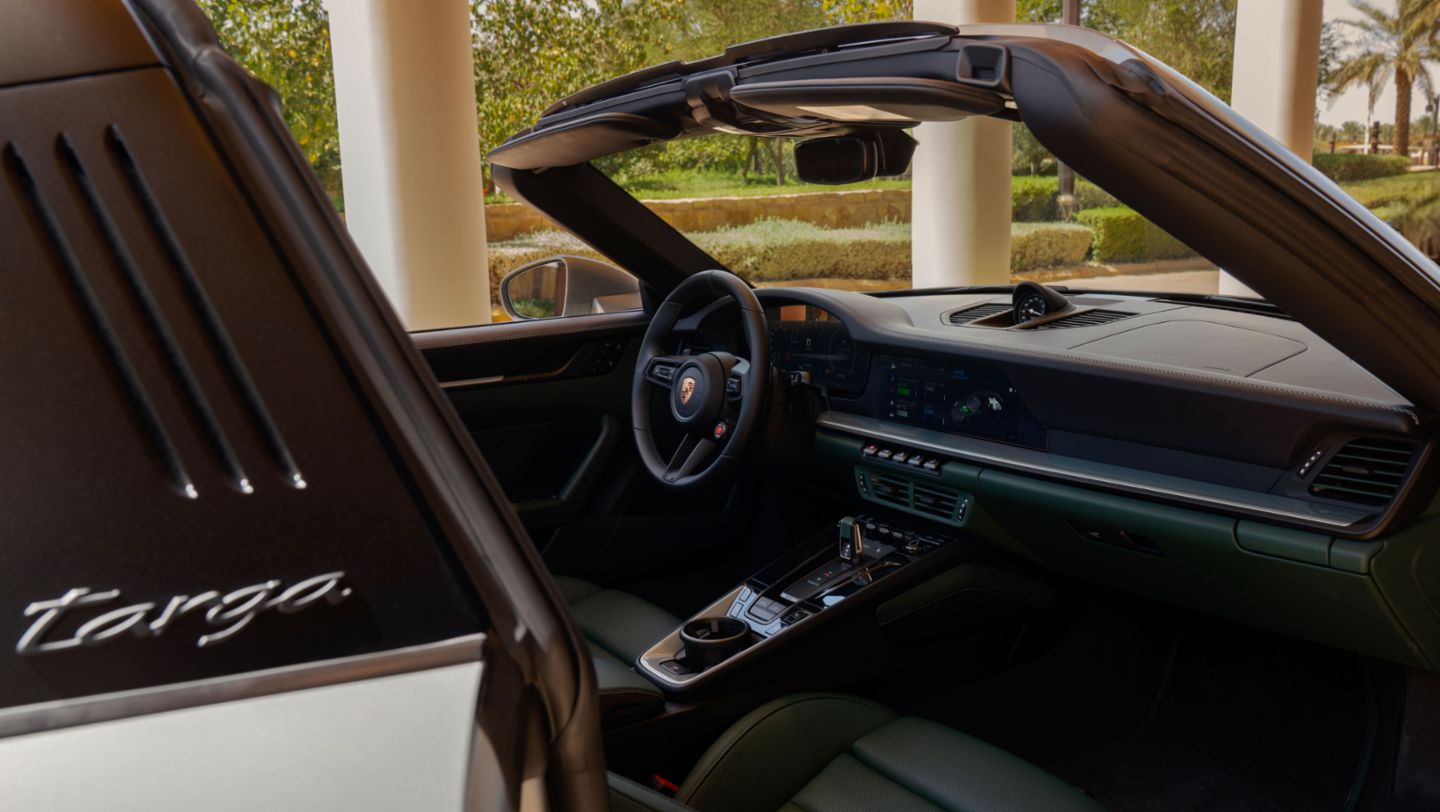 Sonderwunsch 911 Targa Green Roof 2.0, Riyadh, Saudi Arabia, 2026, Porsche Middle East