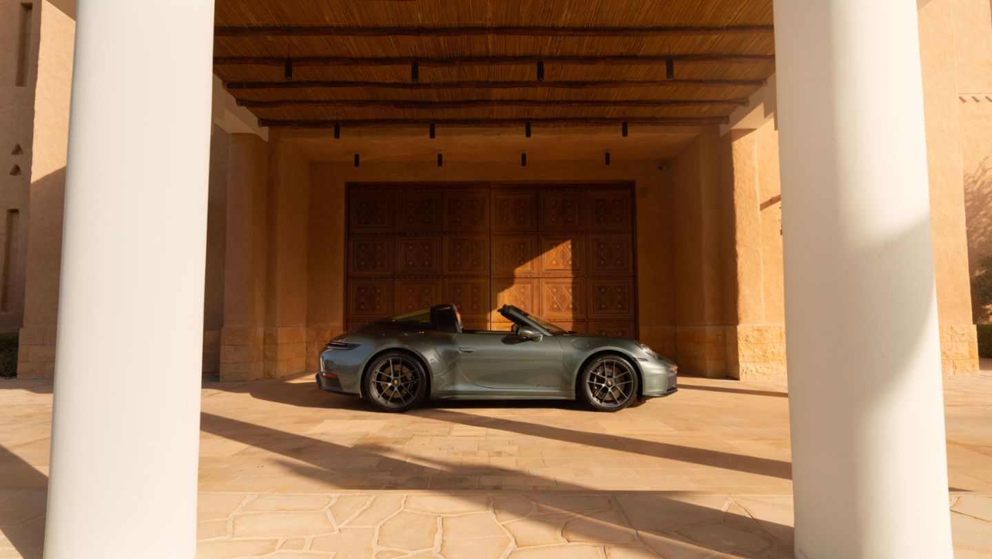 Sonderwunsch 911 Targa Green Roof 2.0, Riyadh, Saudi Arabia, 2026, Porsche Middle East