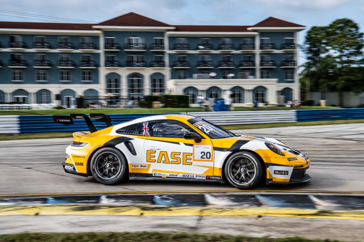 Sebring - PCCNA - Race 2 - Pro class winner - Gustav Burton - No. 20 MDK Motorsports Porsche 911 GT3 Cup
