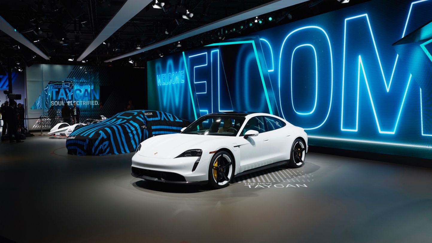 Taycan Turbo S, L.A. Auto Show, 2019, PCNA