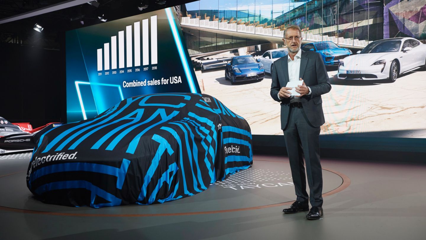 Detlev von Platen, Member of the Executive Board, Sales and Marketing, L.A. Auto Show, 2019, PCNA