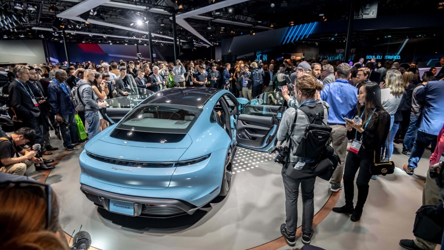 Taycan 4S, L.A. Auto Show, 2019, PCNA