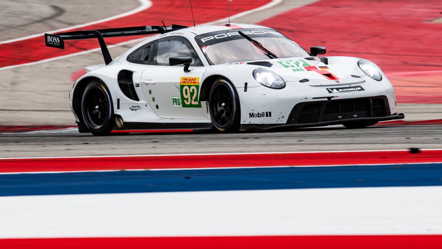 Porsche 911 RSR, Porsche GT Team (92), Michael Christensen (DK), Kevin Estre (F), Austin, Texas, 2020, PCNA