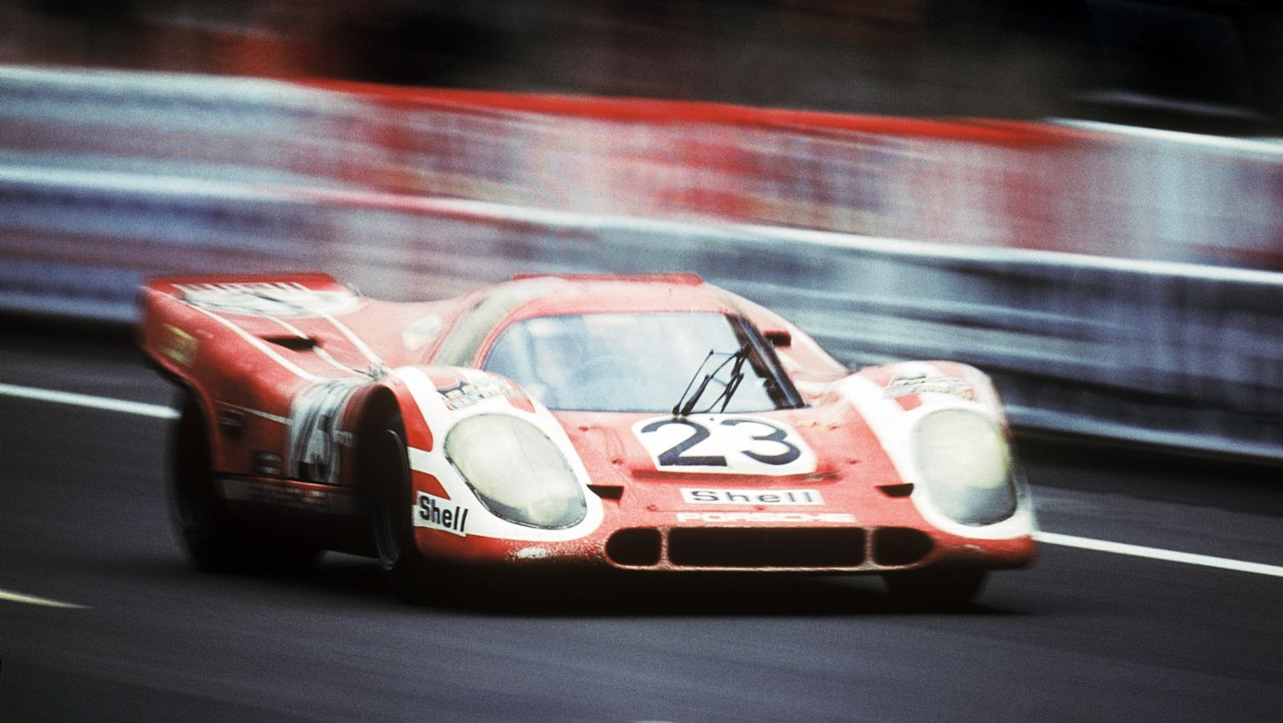 Le Mans-Sieger, Hans Herrmann, Richard Attwood, Porsche 917 KH, 1970, PCNA
