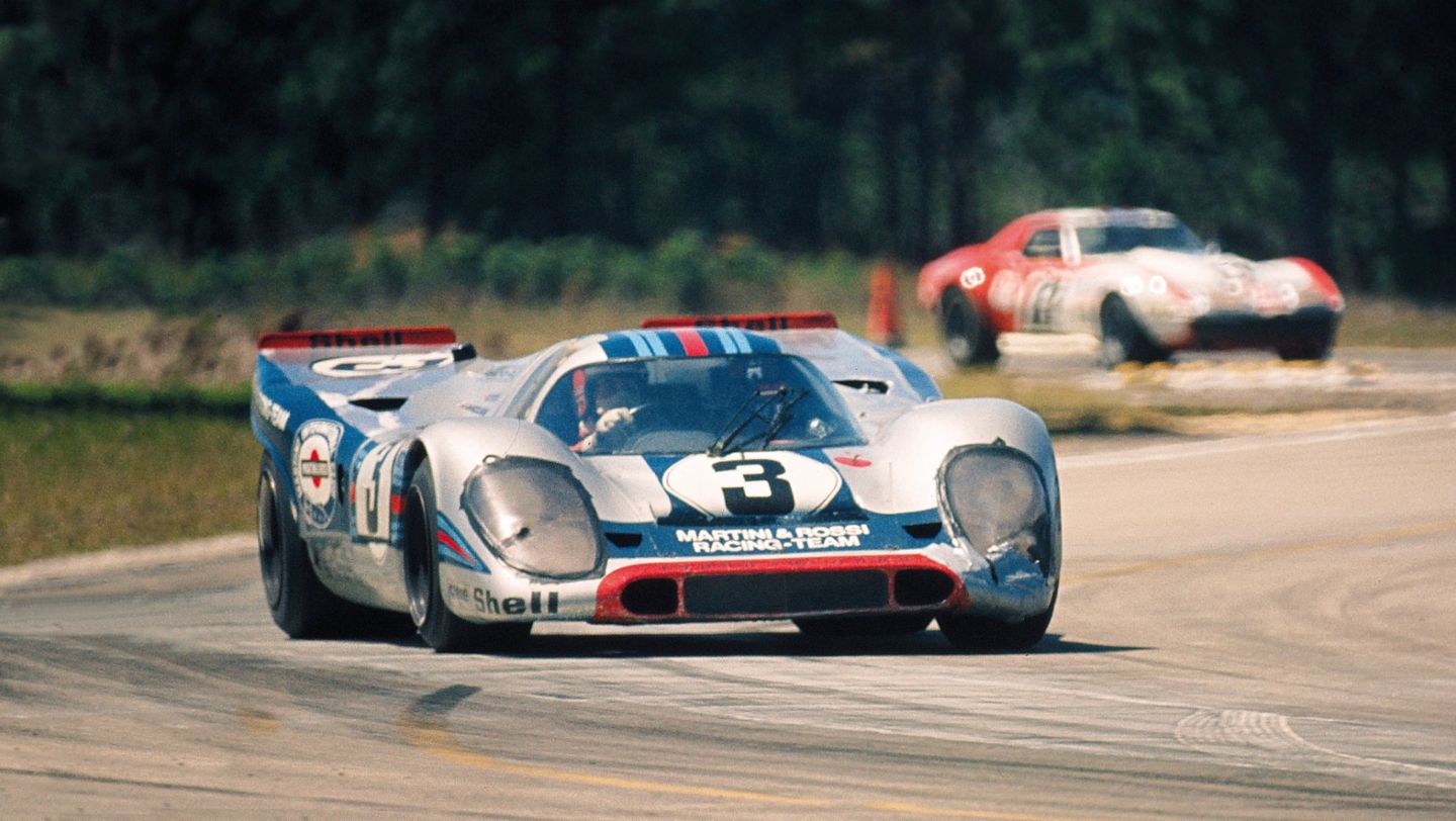 Gérrard Larrousse and Vic Elford, 917 KH, 12 Hours Sebring, 1971, Porsche AG