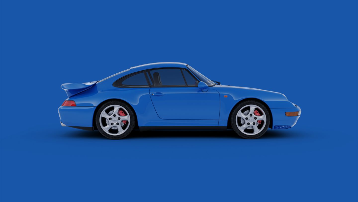 911 Turbo Type 993, Riviera Blue, 2020, PCNA 