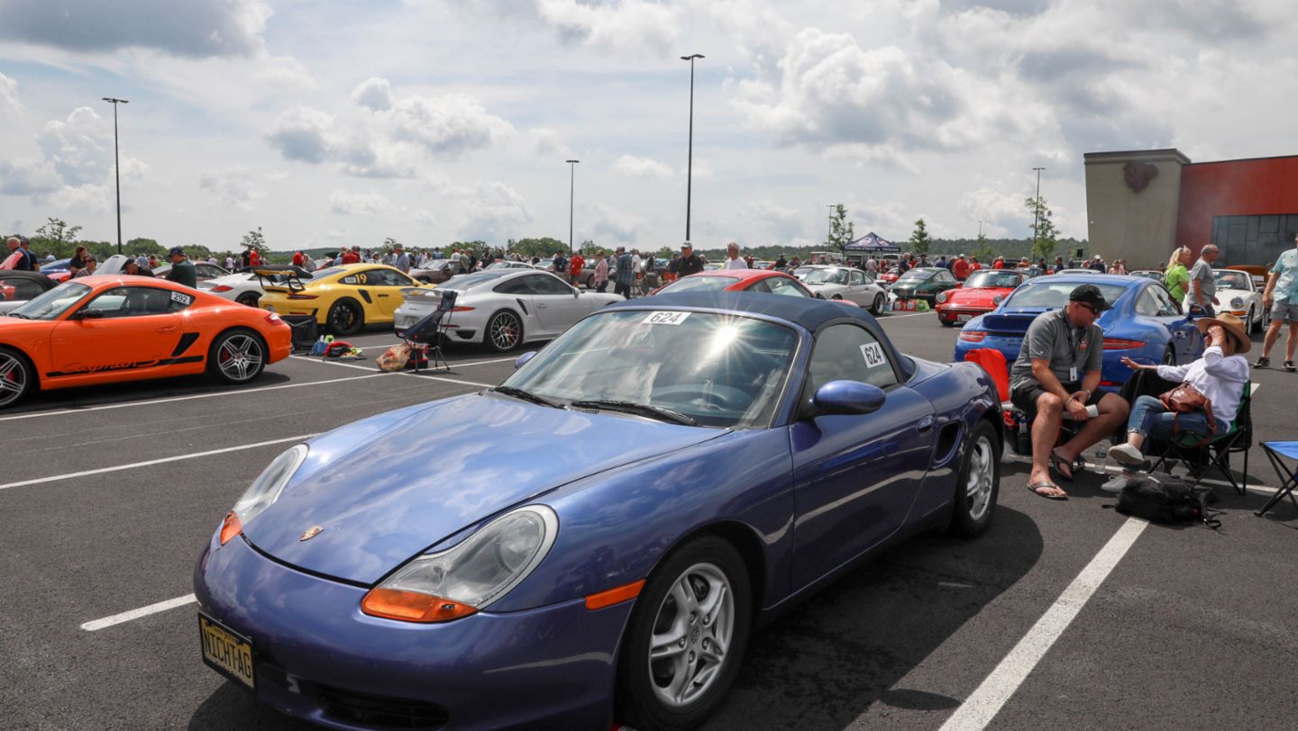 1998 Boxster, Zenith Blue Metallic, Porsche Parade, Poconos, 2022, Porsche Club of America