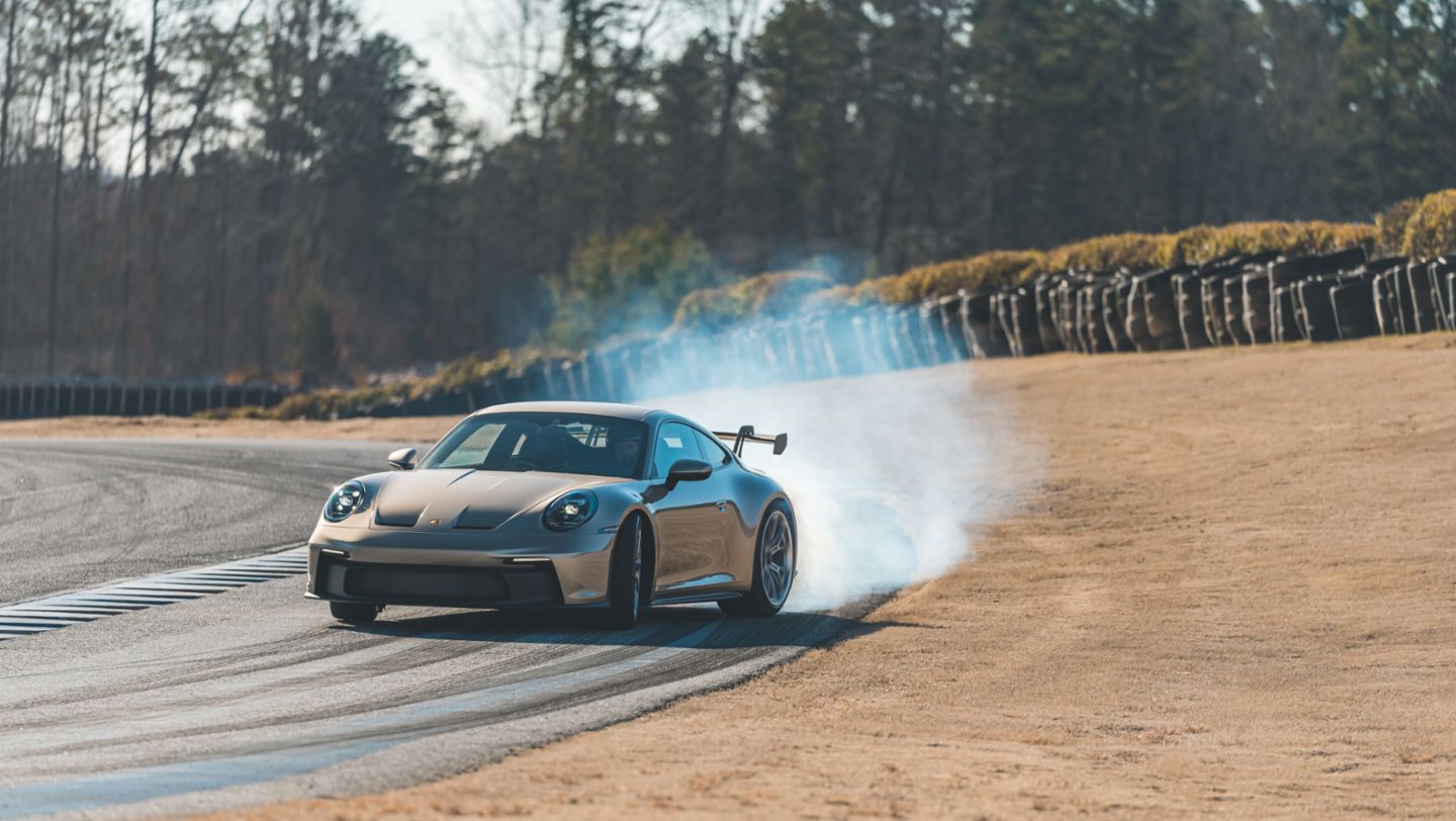 2022 911 GT3, Gold Bronze Metallic, Leh Keen, Road Atlanta, 2022, PCNA