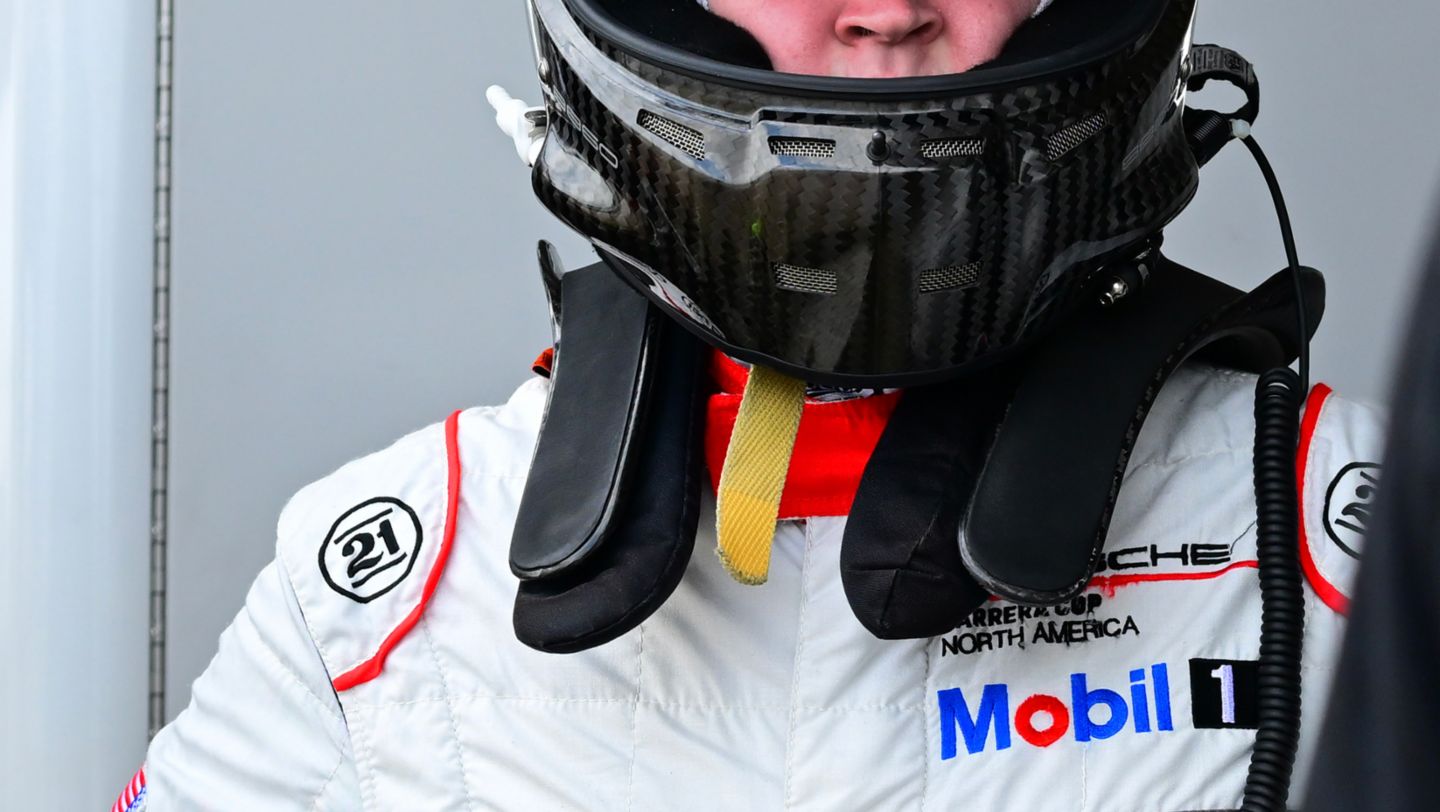 Sean McAlister, No. 22 Racing to End Alzheimers Porsche 718 Cayman GT4 RS Clubsport, Michelin Pilot Challenge, 2022, PCNA