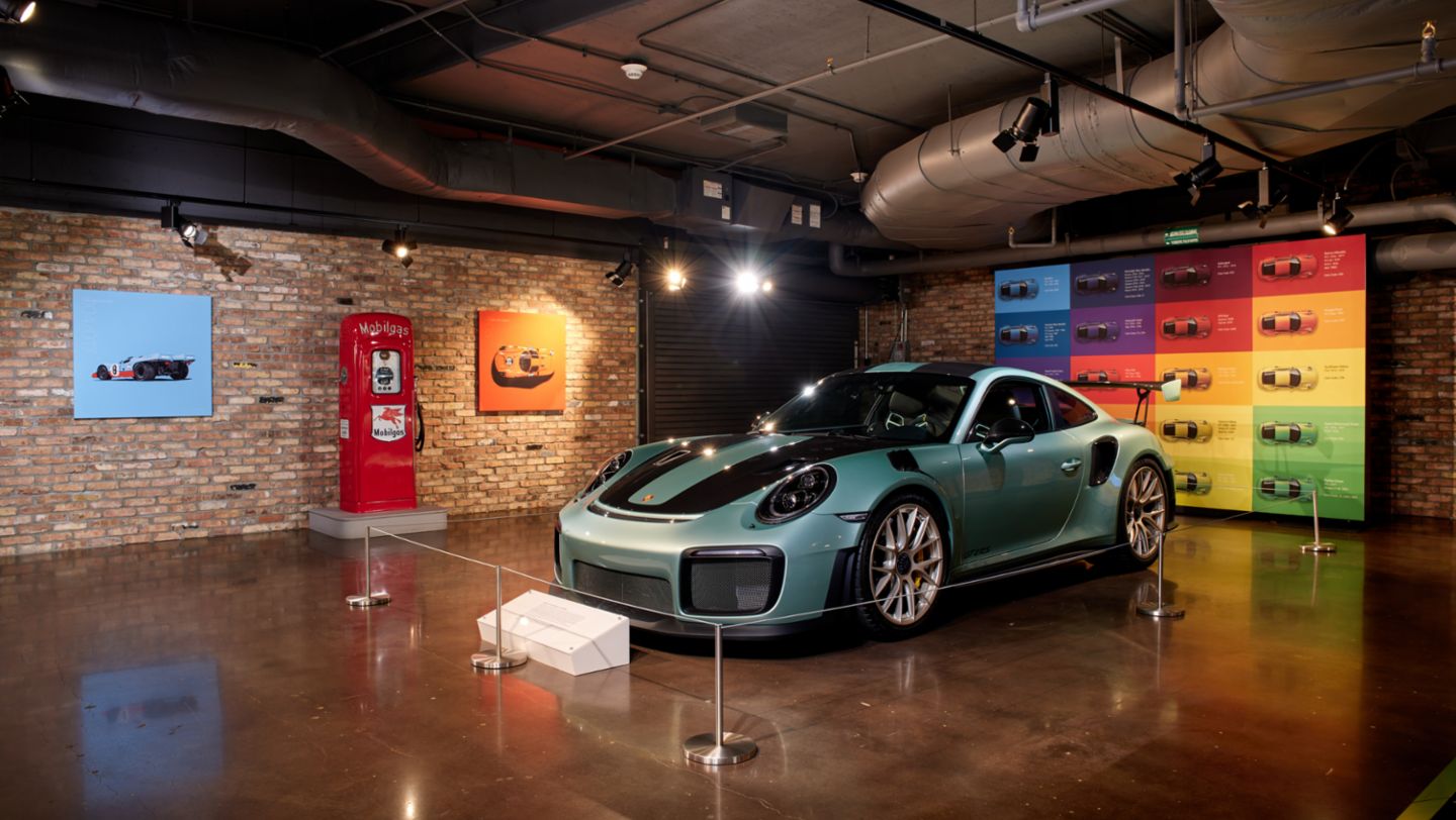 “Colors of Porsche” adorn Porsche Experience Center Atlanta Porsche