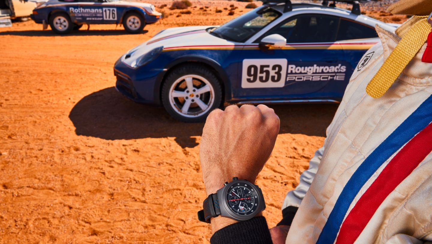 Porsche Design Chronograph 1 ‒ 911 Dakar Rallye Design Edition, 2022, Porsche Design