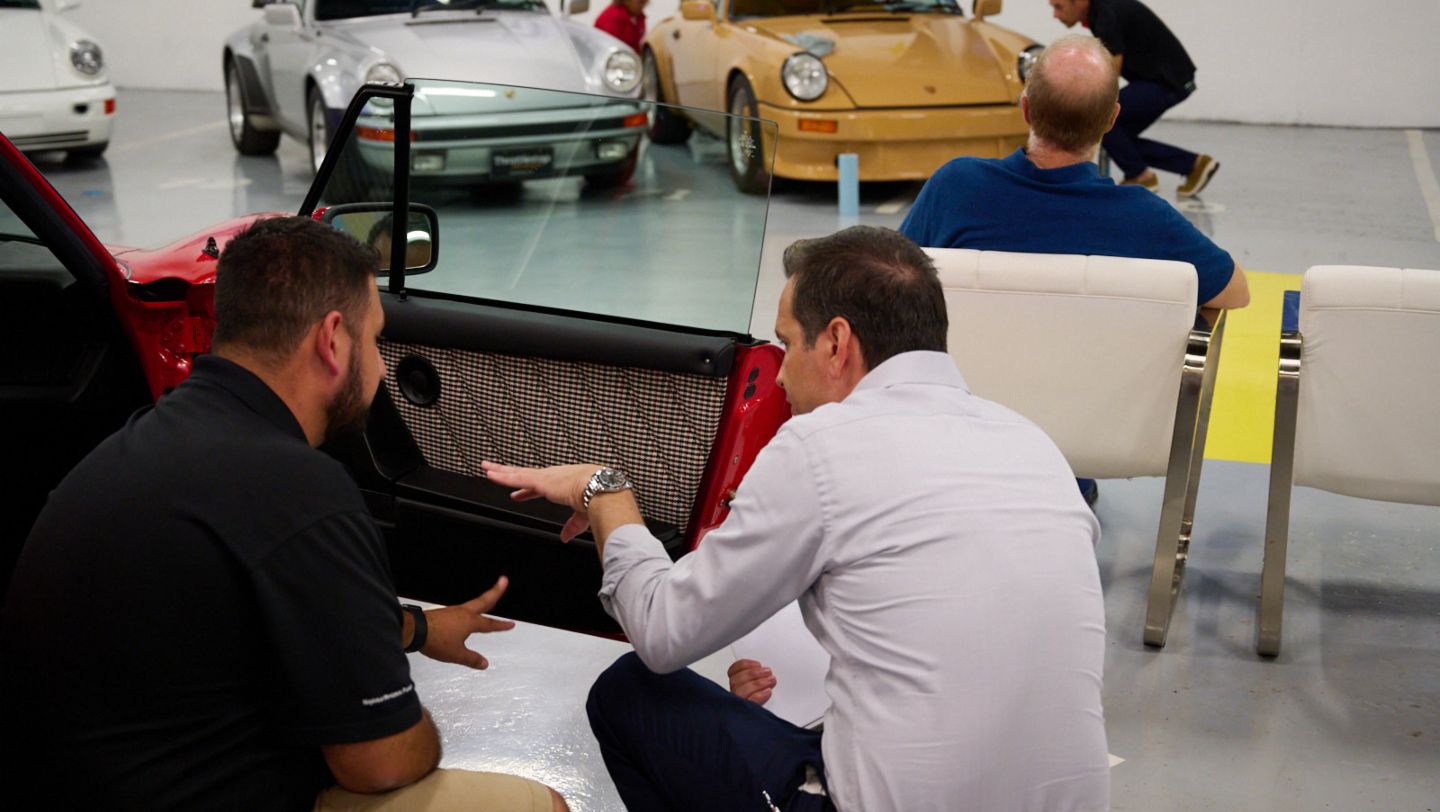 2022 Porsche Classic Restoration Challenge, Area East judging, Checkeditout Chicago, 2022, PCNA