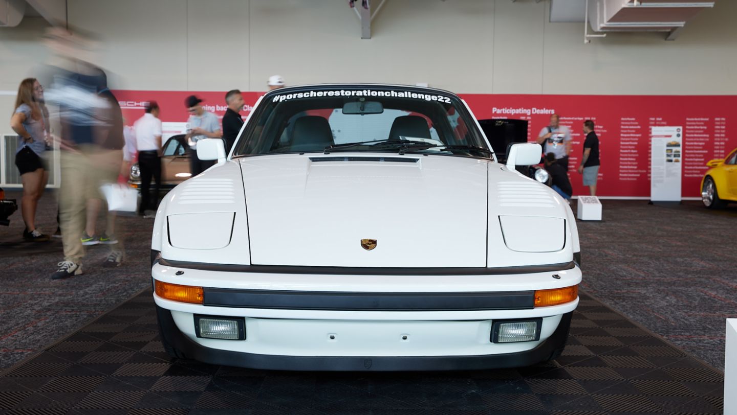 1989 911 Turbo "Slant Nose" Targa Type 930, Porsche Hickory, Porsche Classic Restoration Challenge, 2022, PCNA