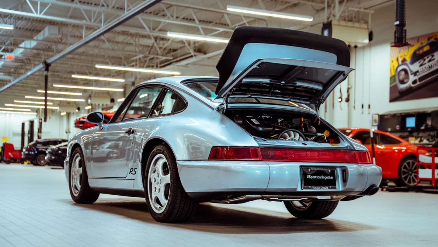 1993 911 RS America Type 964, Porsche Ontario, Porsche Classic Restoration Challenge, 2022, PCNA