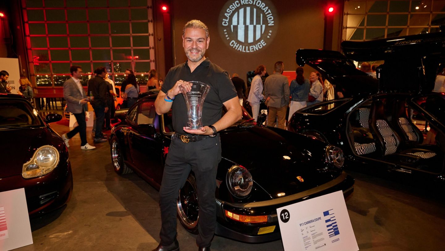 Porsche Clifton Park wins the 2025 Porsche Restoration Challenge Individualization Award for Area East with their 1988 911 Carrera Coupe