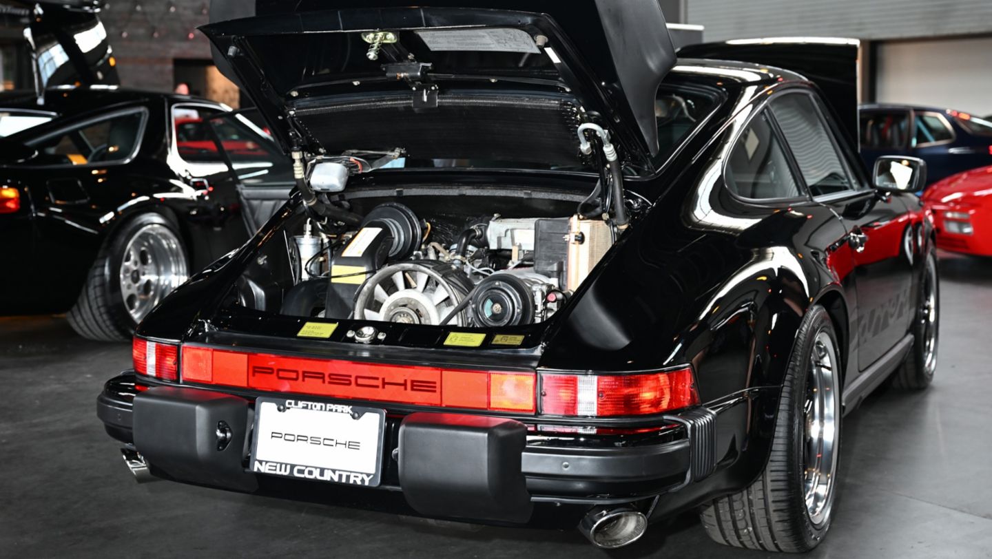 Porsche Clifton Park wins the 2025 Porsche Restoration Challenge Individualization Award for Area East with their 1988 911 Carrera Coupe
