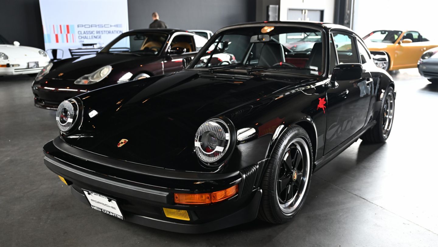 Porsche Clifton Park wins the 2025 Porsche Restoration Challenge Individualization Award for Area East with their 1988 911 Carrera Coupe