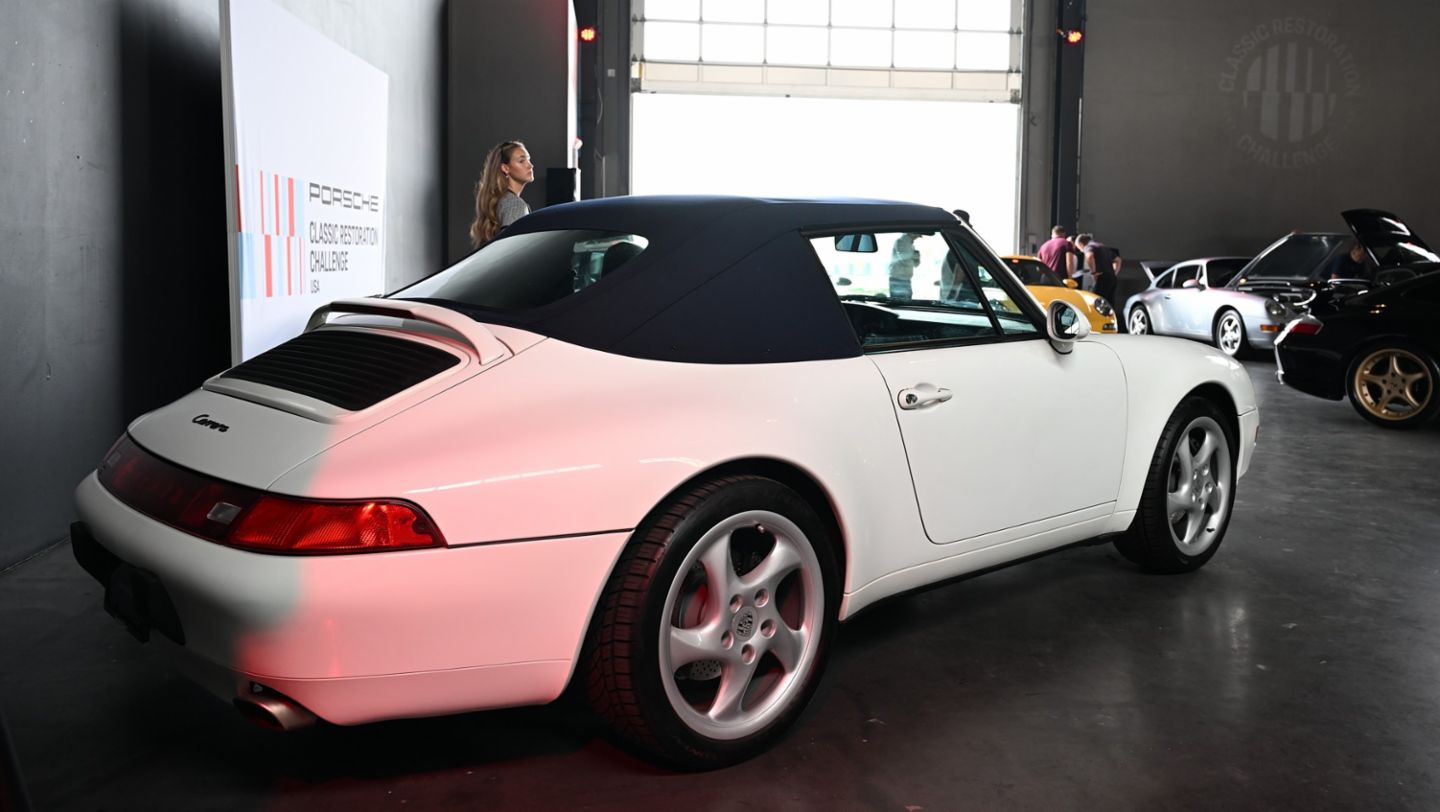 Porsche Edison wins the 2025 Porsche Restoration Challenge Restoration Award for Area East with their 1996 911 C2 Cabriolet