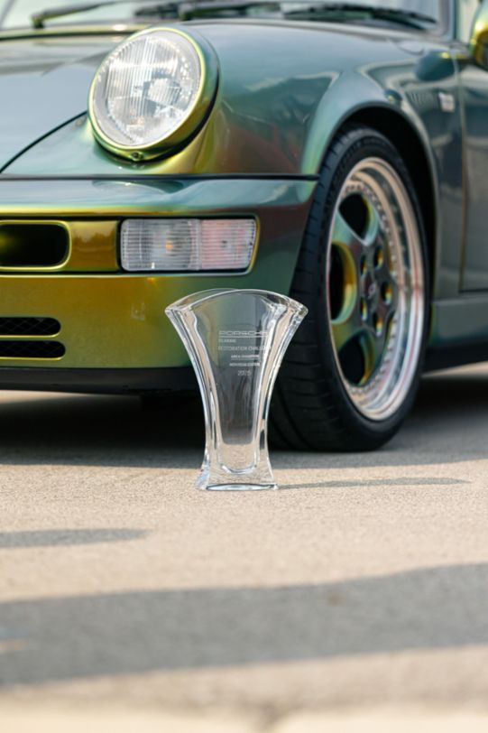 Harper Porsche wins the 2025 Porsche Restoration Challenge Individualization Award for Area South-Central with their 1992 964 RS