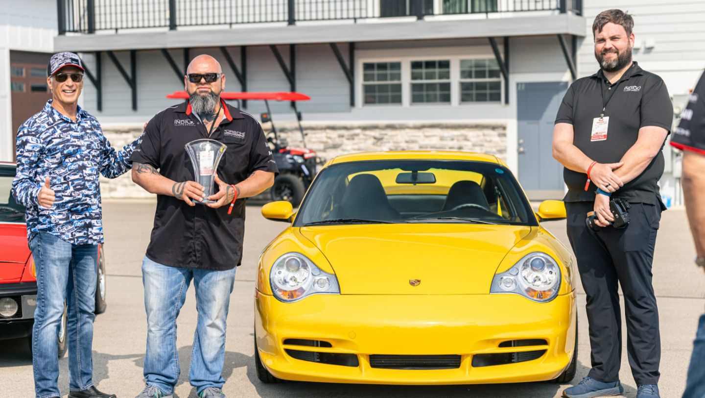 Porsche North Houston wins 2025 Porsche Restoration Challenge Restoration Award for Area South Central with their 2004 911 GT3