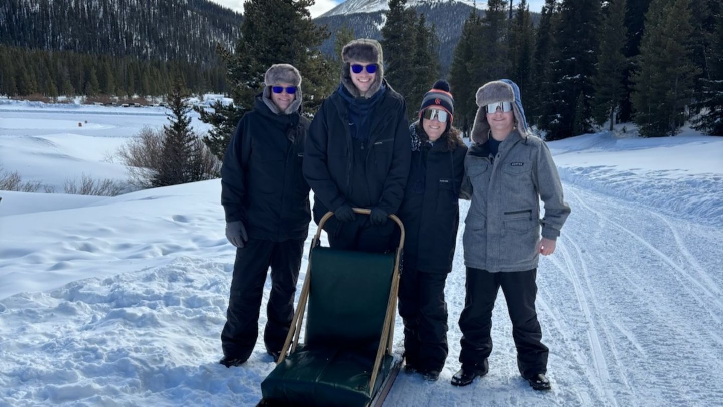 Fifteen-year-old Caleb from the US – a winter dream in the Rockies