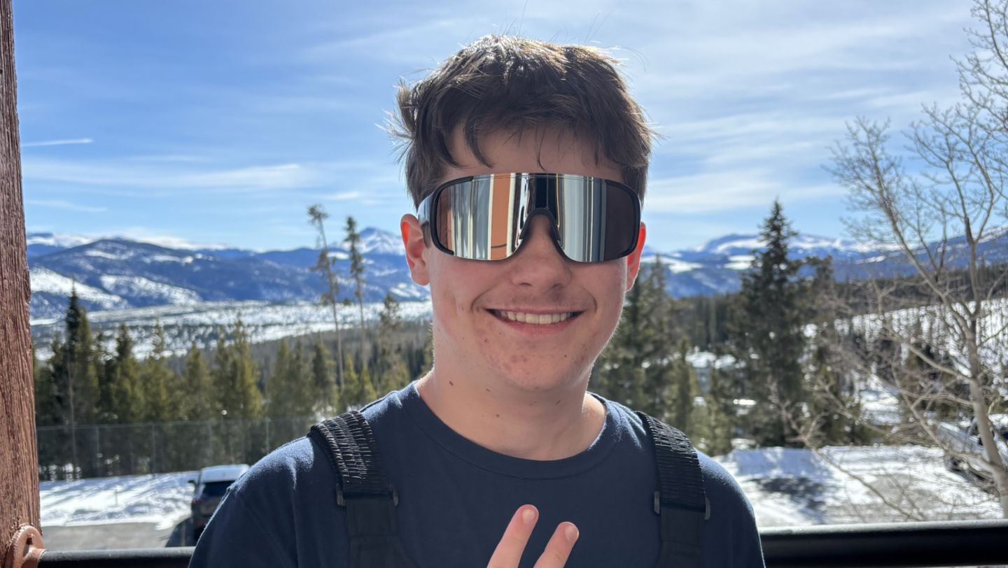 Fifteen-year-old Caleb from the US – a winter dream in the Rockies