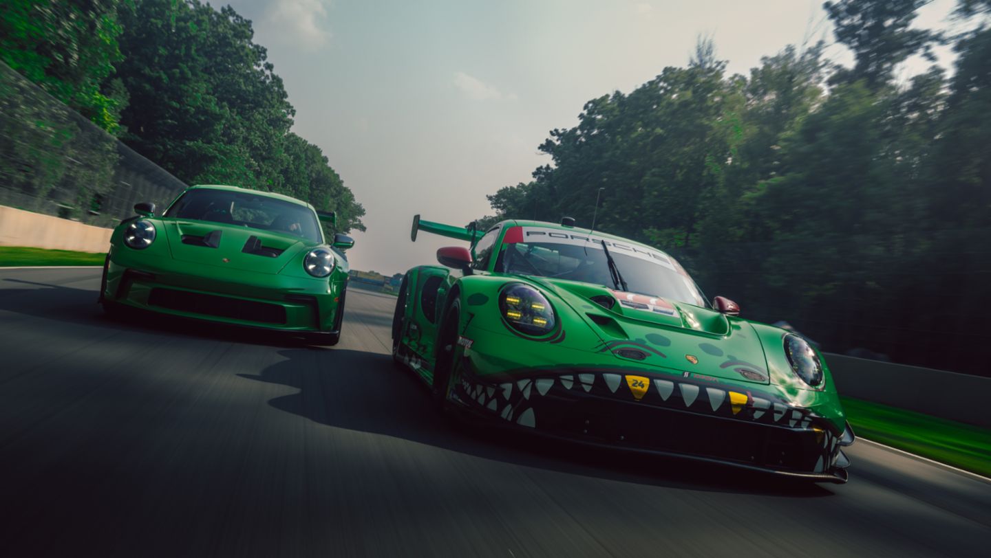 911 GT3 R version of AO Racing’s Rexy 