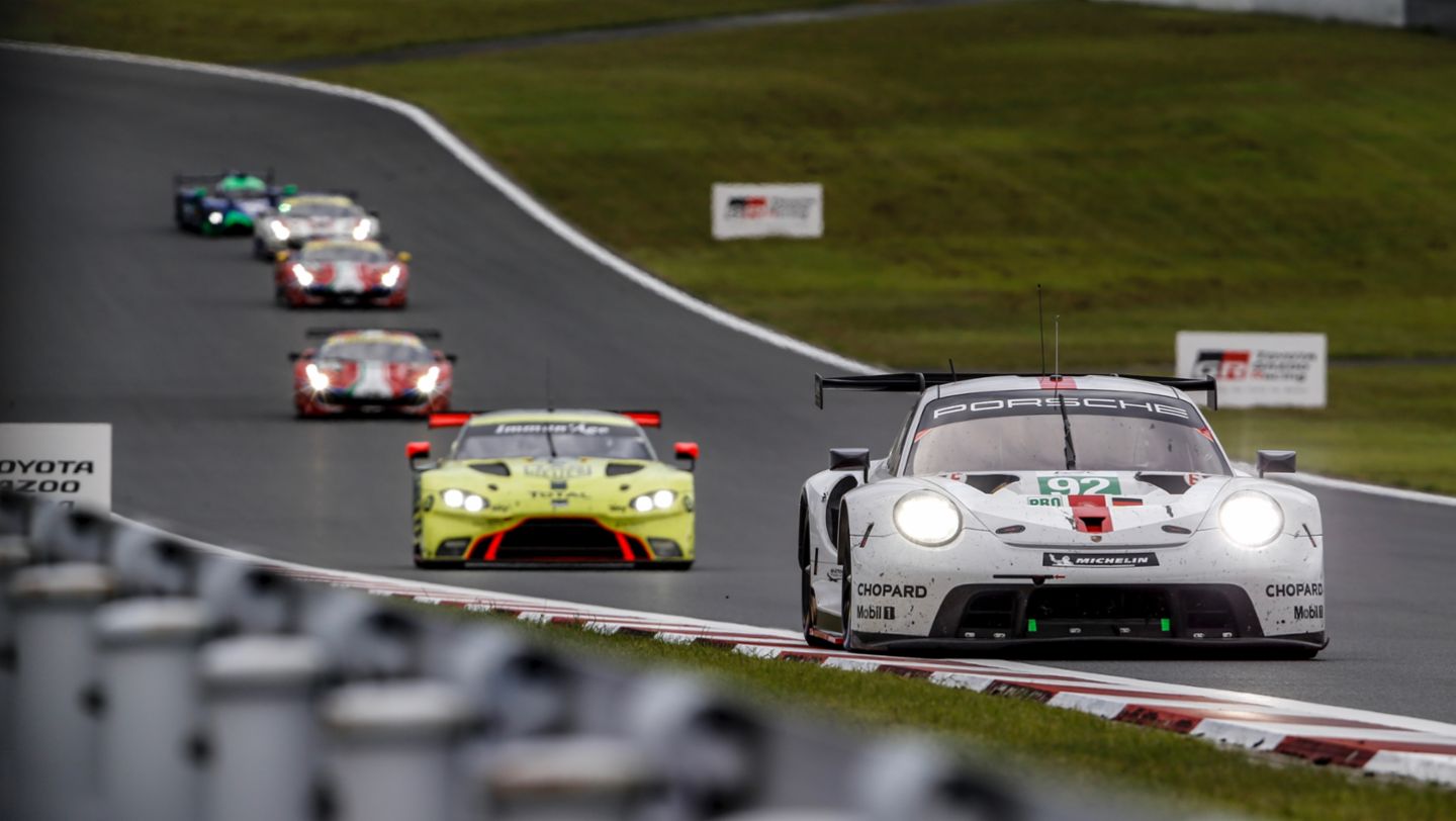 911 RSR, Porsche GT Team (92), Rennen, World Endurance Championship WEC, 2. Lauf, Fuji/Japan, 2019, Porsche AG