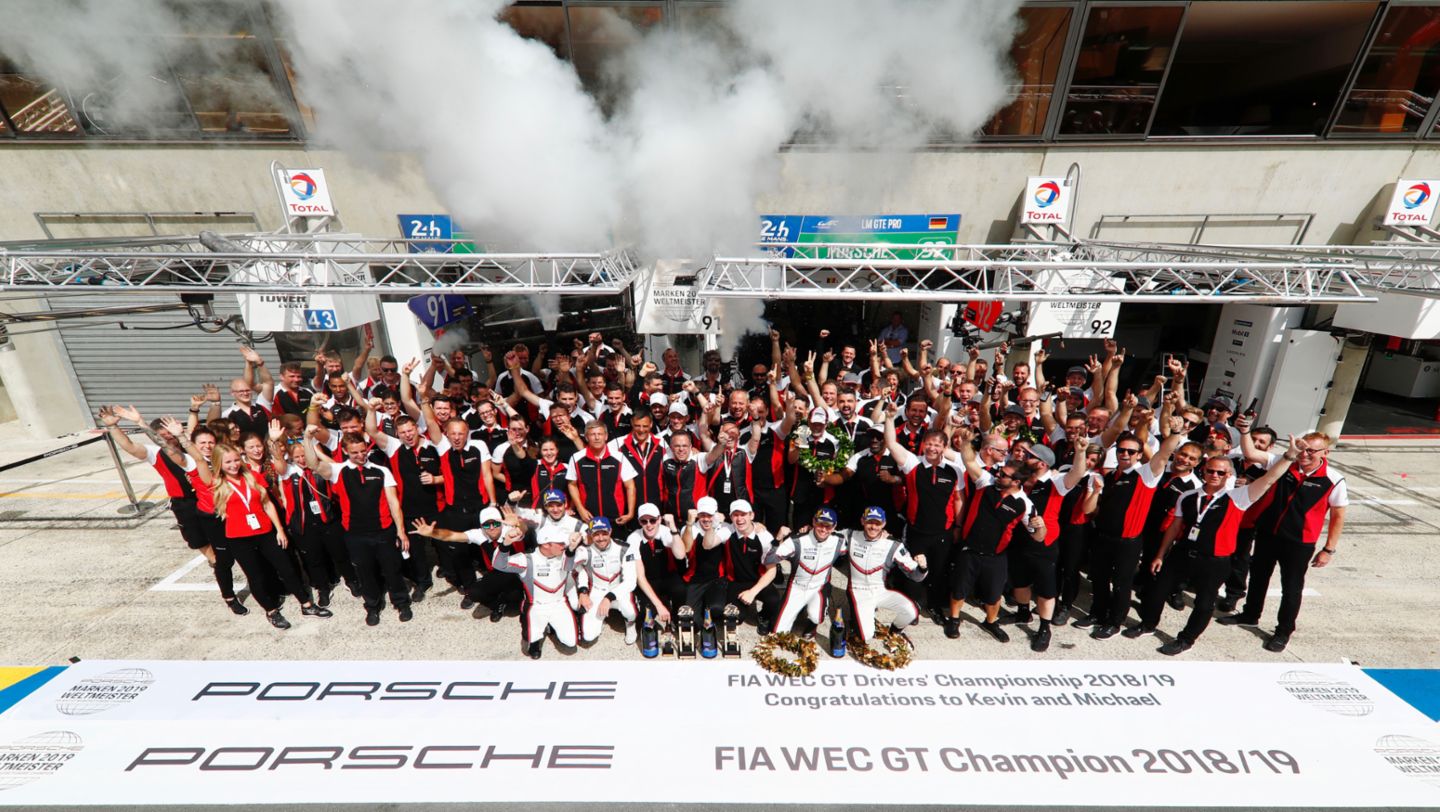 Porsche GT Team, Gewinner der FIA World Endurance Championship (WEC), 2019, Porsche AG