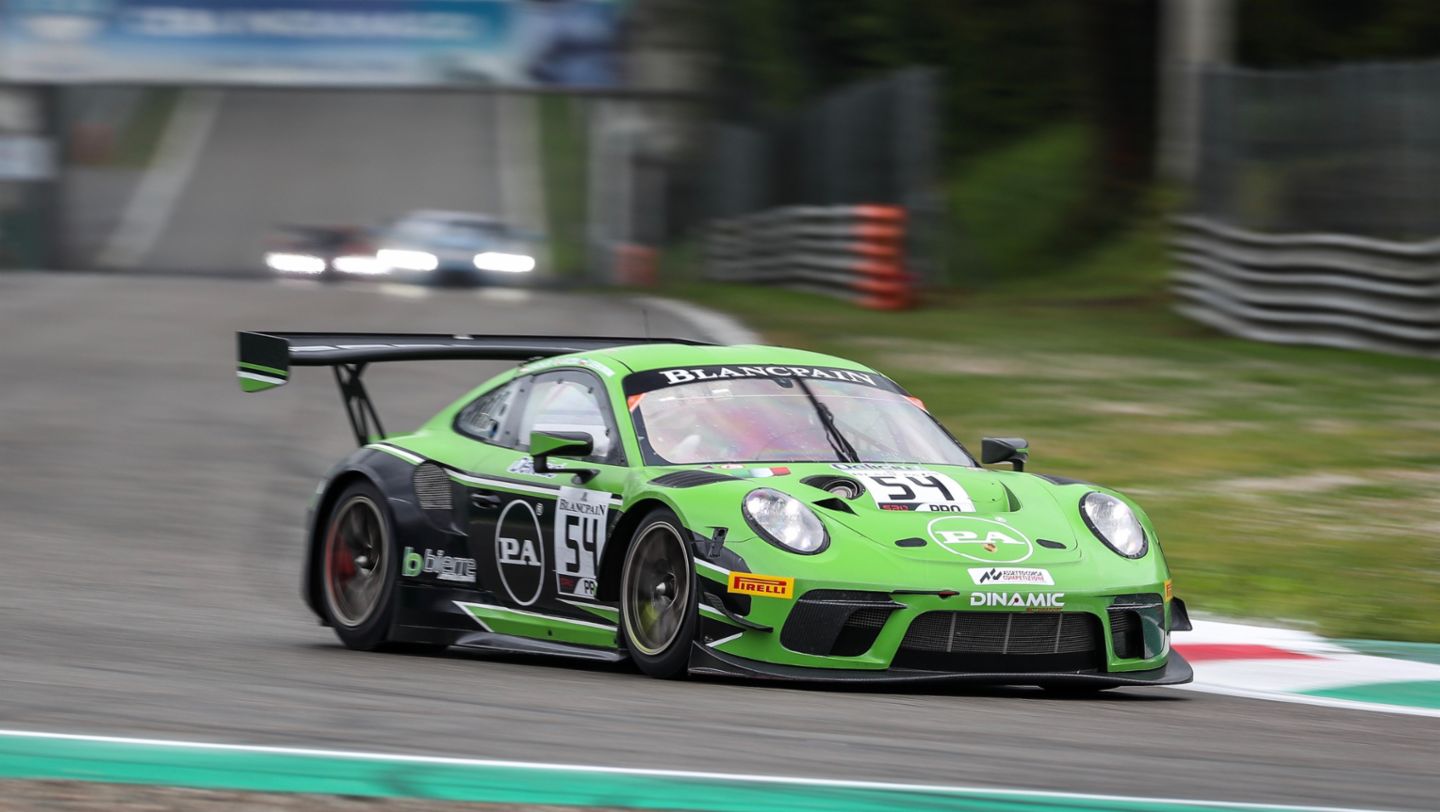 Porsche 911 GT3 R, Dinamic Motorsport, Blancpain GT Series Endurance Cup, Monza, 2019, Porsche AG