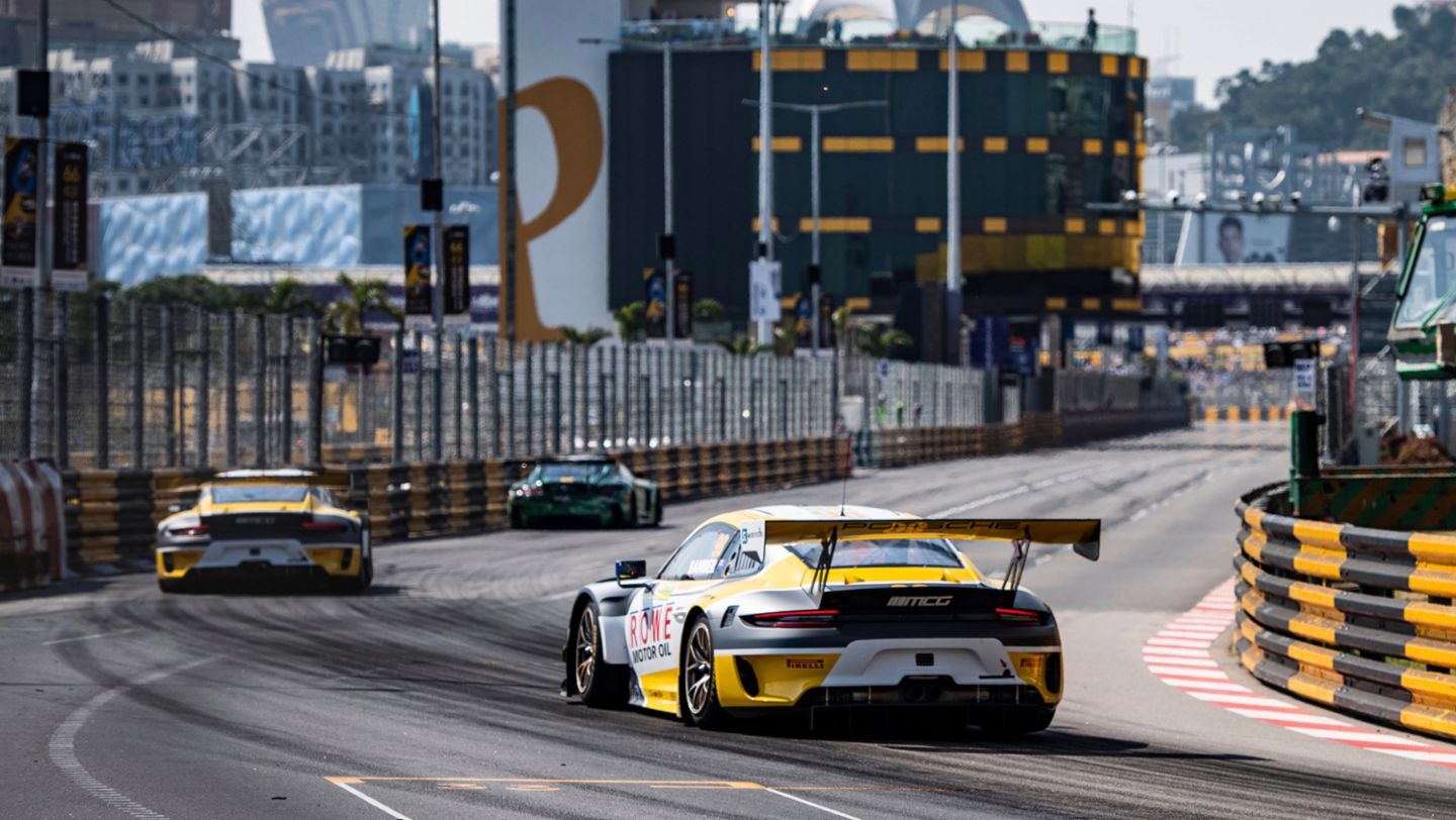 911 GT3 R, ROWE Racing, FIA GT World Cup, race, Macau, 2019, Porsche AG