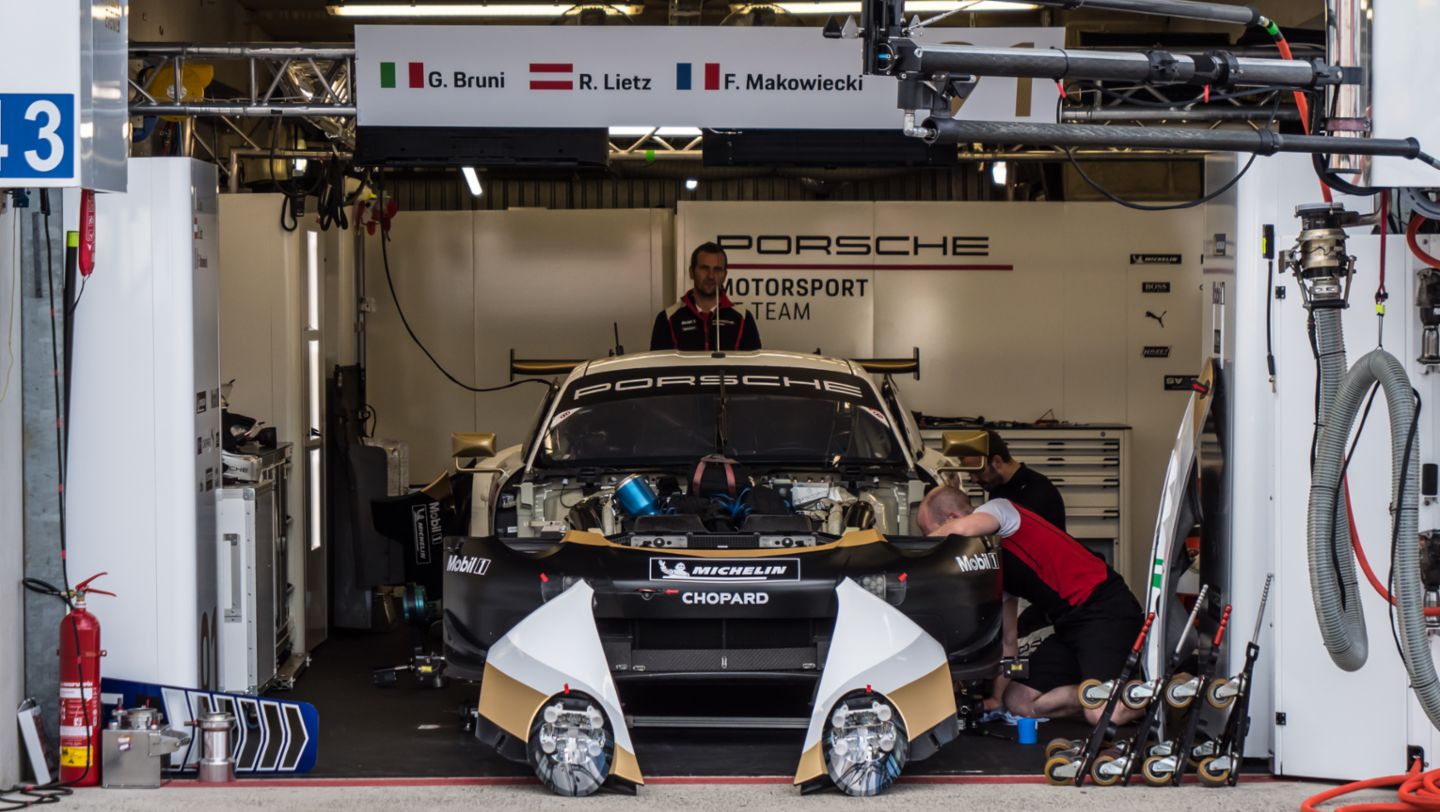 Porsche GT Team, 911 RSR, Rennvorbereitung, FIA WEC, Le Mans, 2019, Porsche AG
