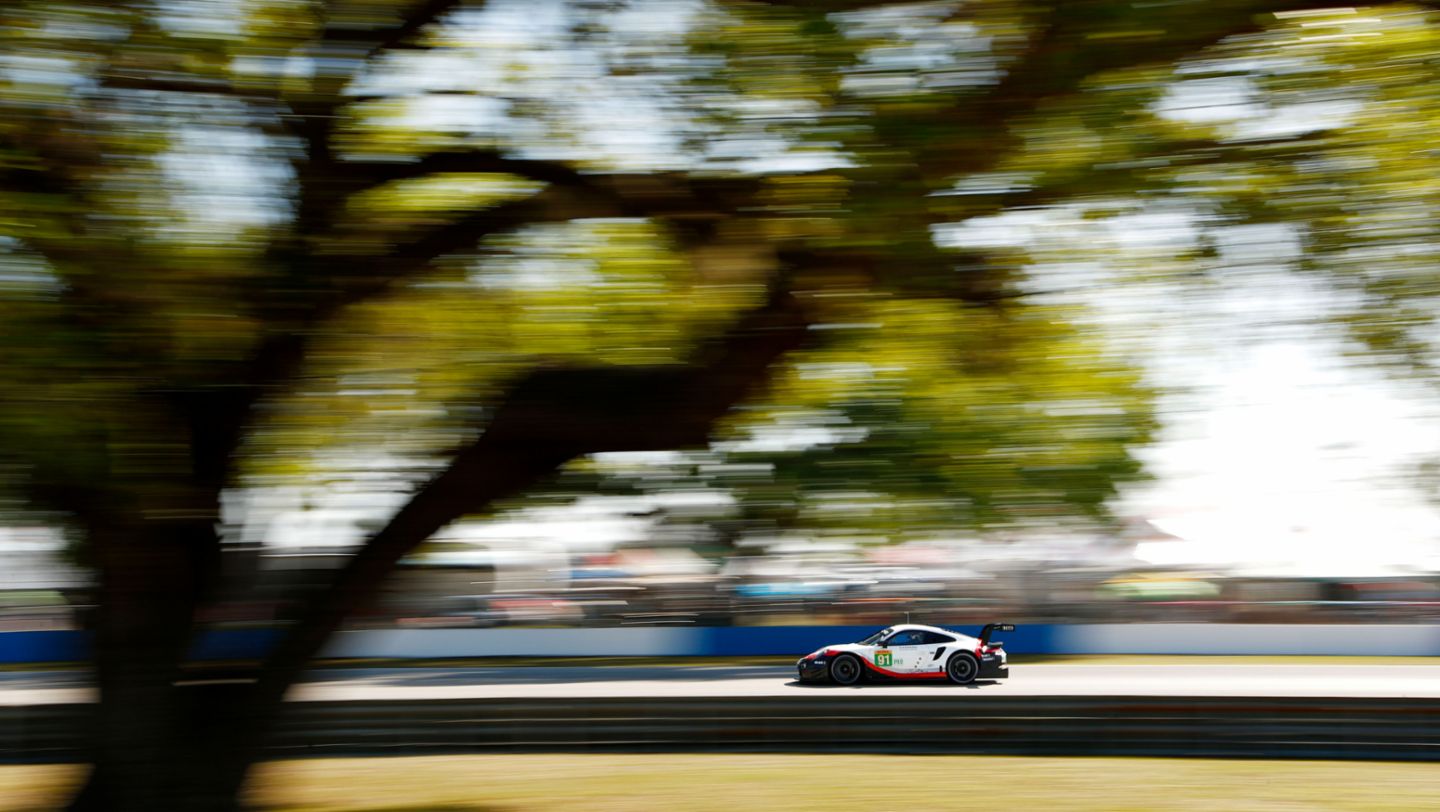 911 RSR, qualifying, round six, WEC, Sebring, 2019, Porsche AG 