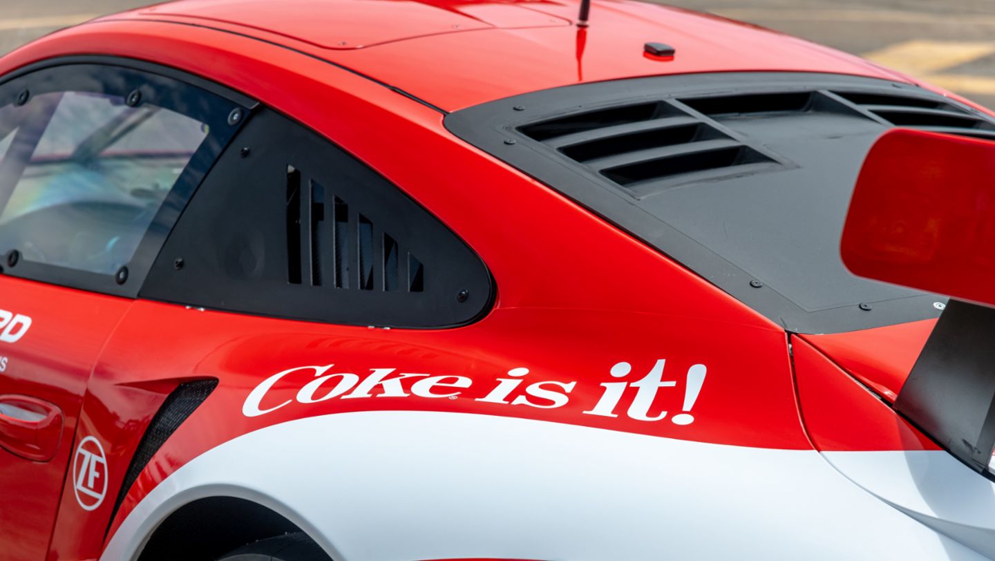 911 RSR, Coca-Cola-Design, Atlanta, 2019, Porsche AG