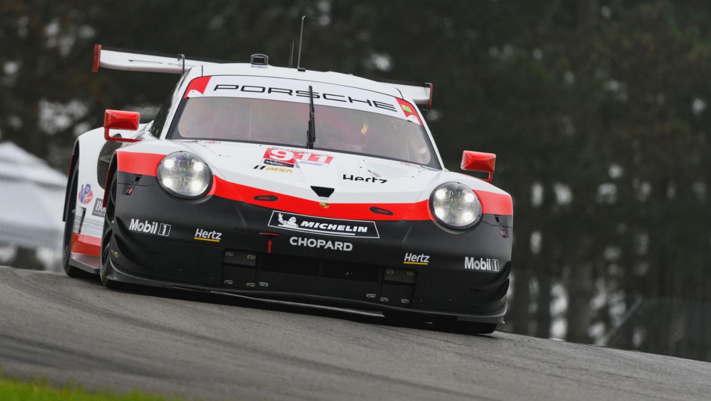  Patrick Pilet, Nick Tandy, Porsche 911 RSR (911), IMSA WeatherTech SportsCar Championship, Mid-Ohio, 2019, Porsche AG