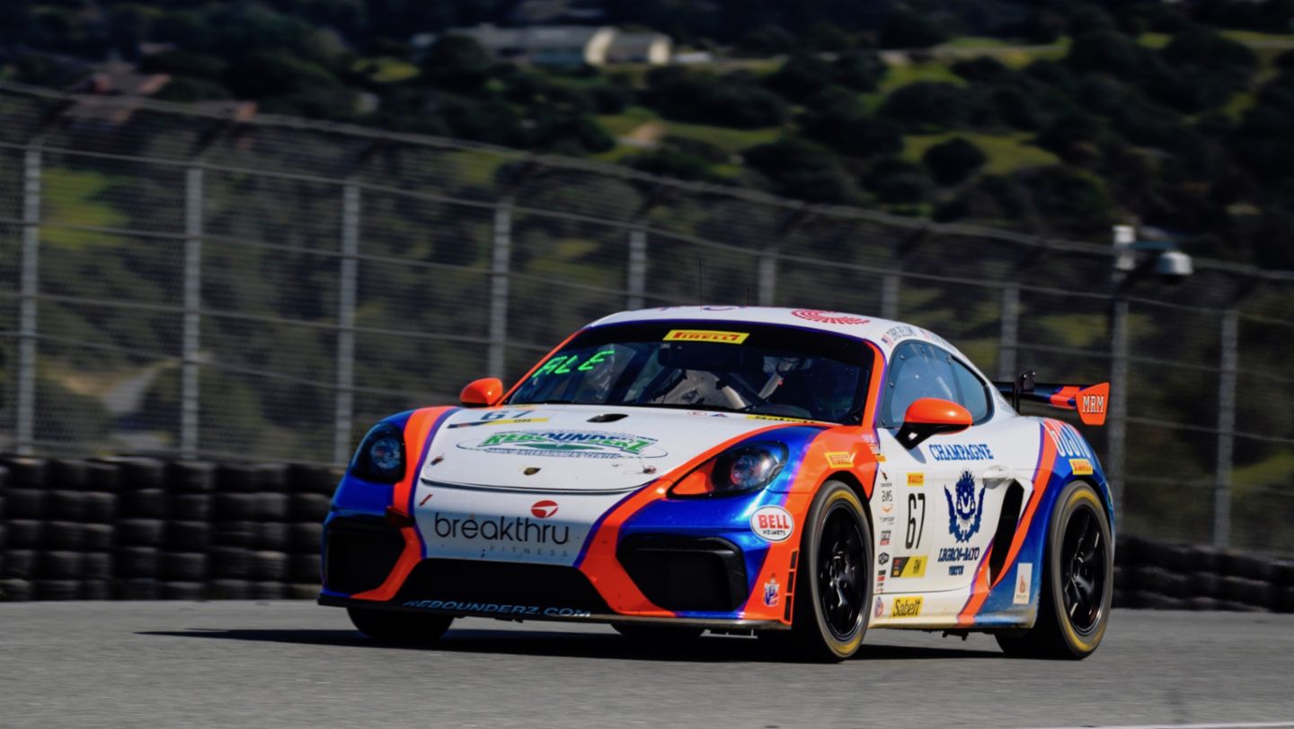 718 Cayman GT4 Clubsport, The Racer's Group, Qualifying, Laguna Seca, 2019, Porsche AG