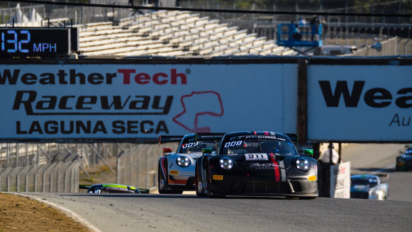 911 GT3 R, Park Place Motorsports, Rennen, International GT Challenge, Laguna Seca, 2019, Porsche AG