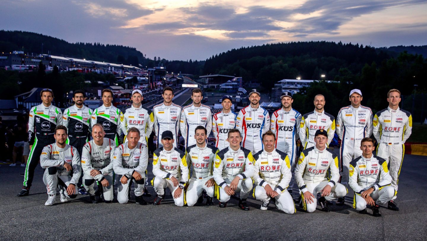 Pilotos de Porsche, 24 Horas de Spa, 2019, Porsche AG