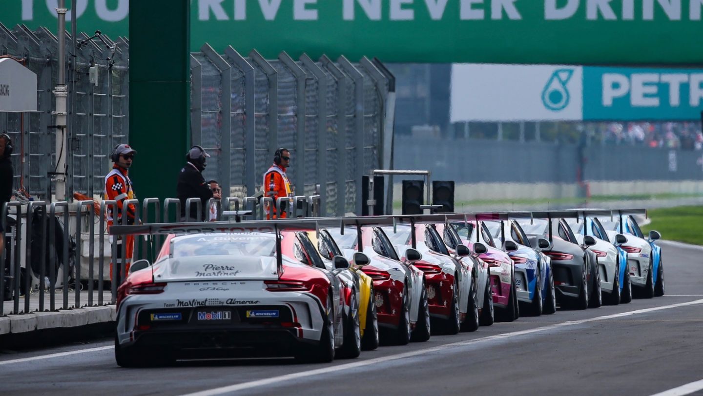 911 GT3 Cup, Porsche Mobil 1 Supercup, Autódromo Hermanos Rodríguez, Mexiko-City, Mexico, Race 9, 2019, Porsche AG