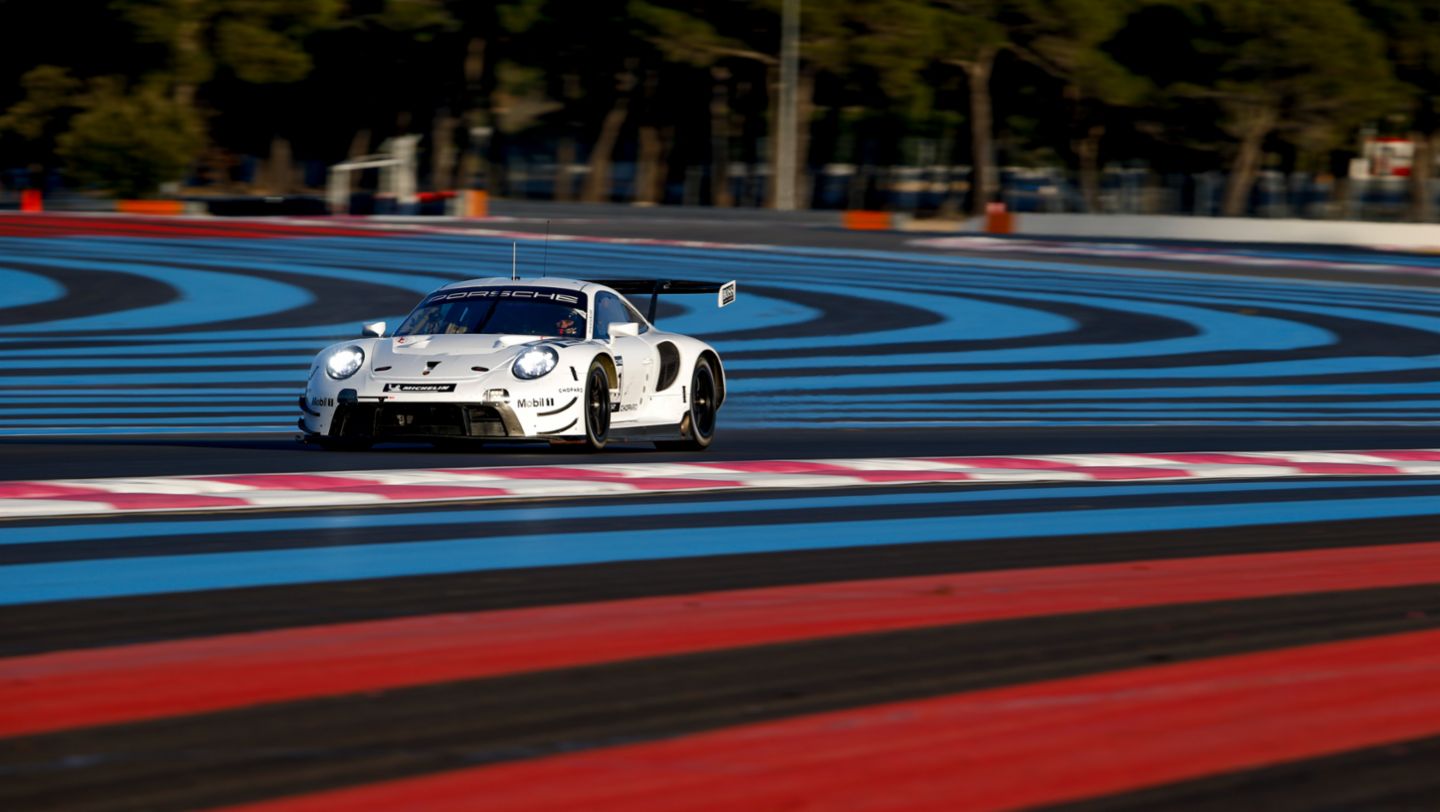 911 RSR (2019 model year), test drive, Le Castellet, 2019, Porsche AG