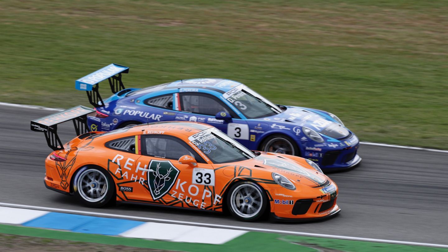 Stefan Rehkopf, Dylan Pereira, Porsche 911 GT3 Cup, Porsche Carrera Cup Deutschland, Hockenheim, 2019, Porsche AG