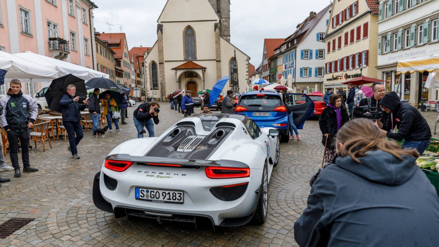 918 Spyder, i-Mobility Rallye, Stuttgart, 2019, Porsche AG