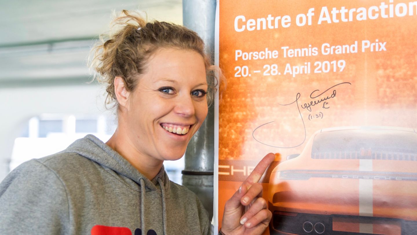 Laura Siegemund, Porsche Tennis Grand Prix, Parking Challenge, 2019, Porsche AG
