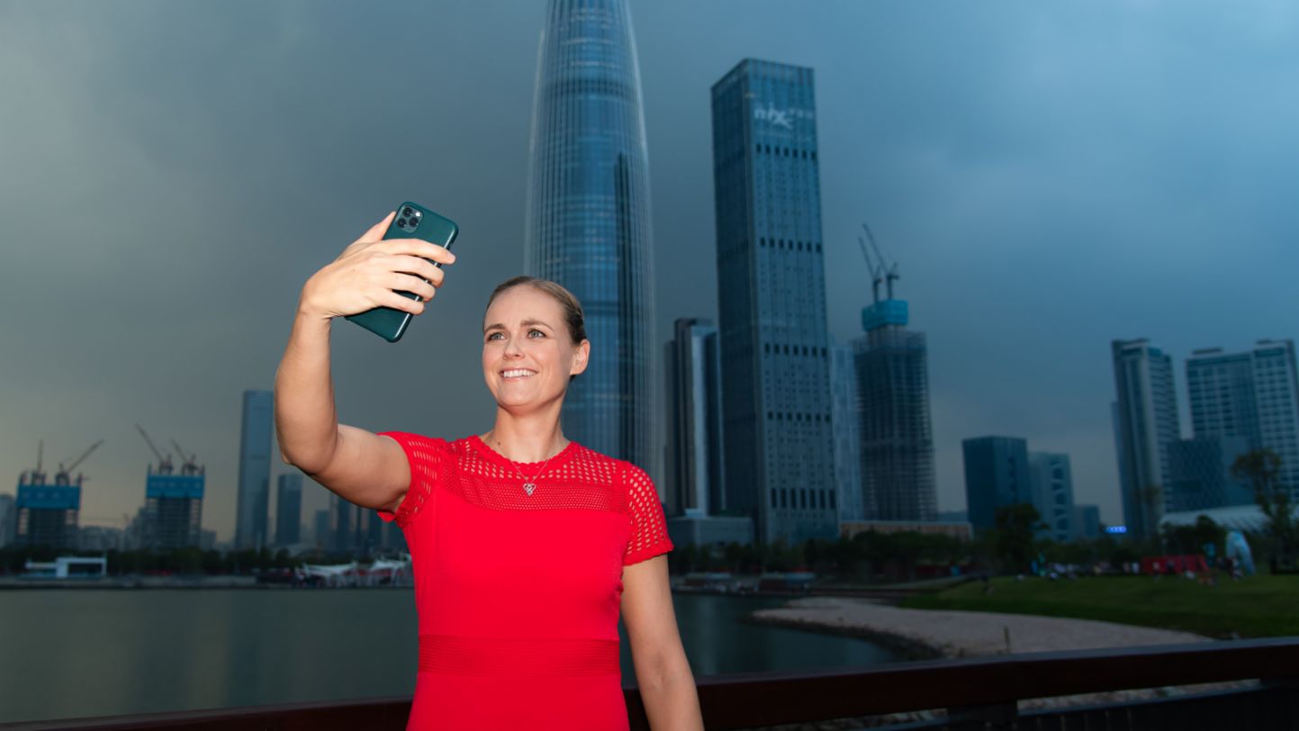 Anna-Lena Grönefeld, WTA Finals, Shenzhen, 2019, Porsche AG