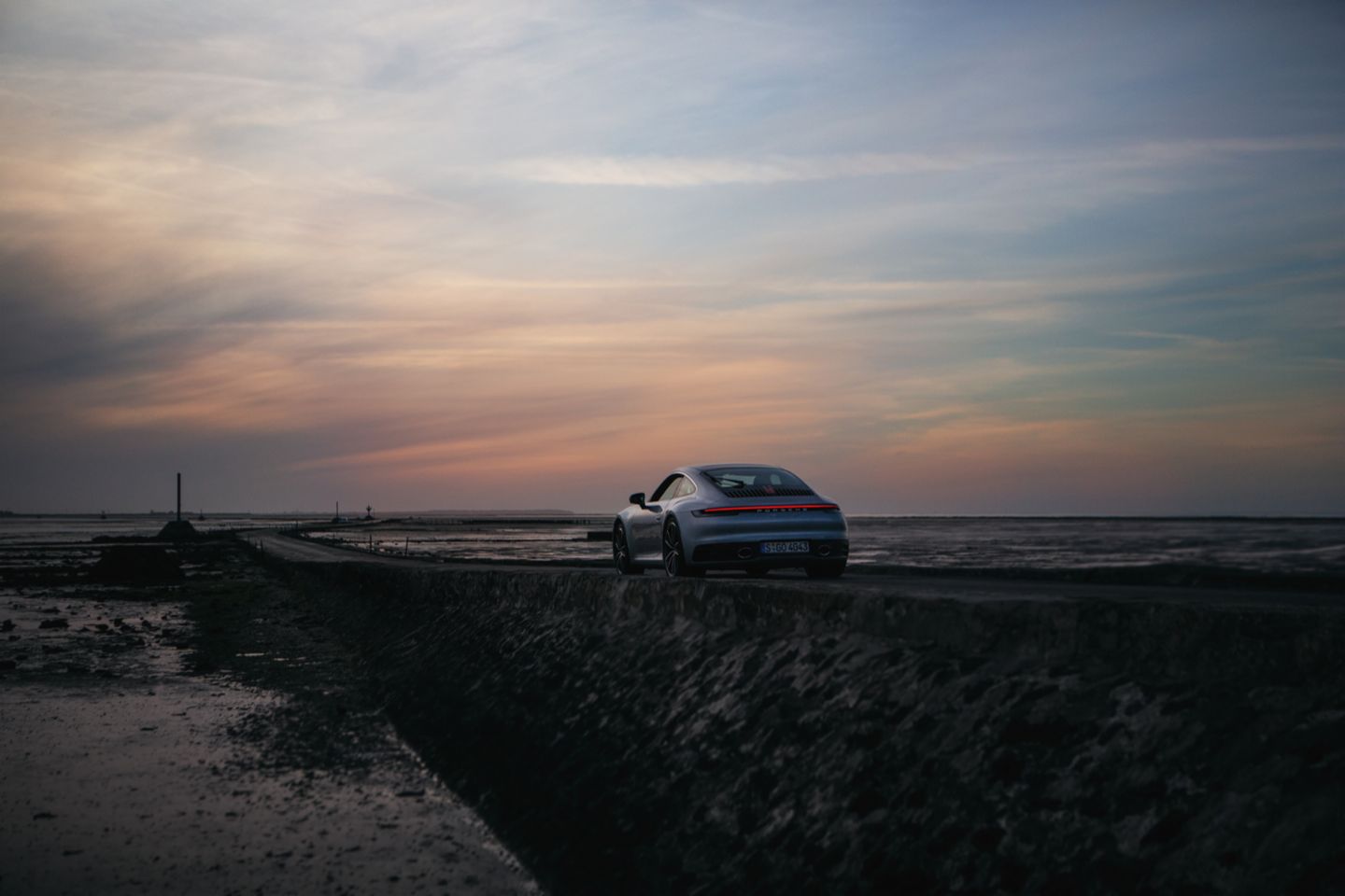 911 Carrera 4S, Passage du Gois, France, 2019, Porsche AG