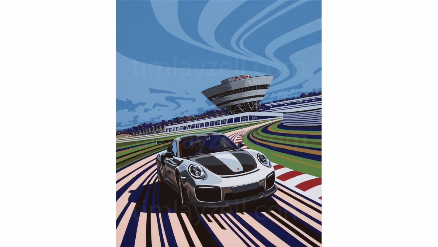 Obra de arte de Tim Layzell, 2020, Porsche AG