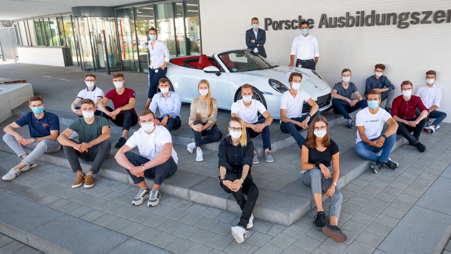 Auszubildende, Zuffenhausen, 2020, Porsche AG